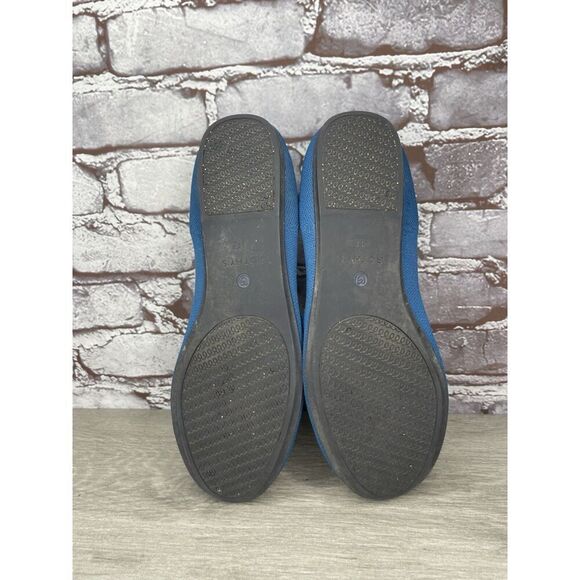 Rothy's The Square Pacific Blue Knit Fabric Ballet Flats Women Sz 11M US/42EU - Picture 13 of 16